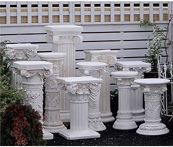 Amazon.co.jp: [GZGZ] ローマ風 フラワースタンド 神殿コラム ラウンド