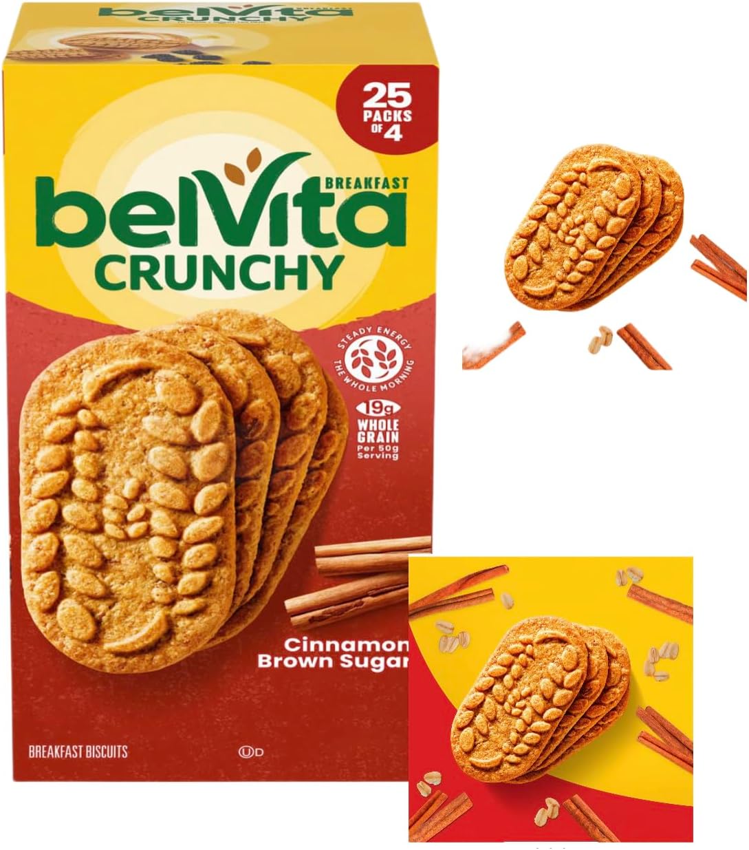 Cinnamon Brown Sugar Breakfast Biscuits (25 pk.)