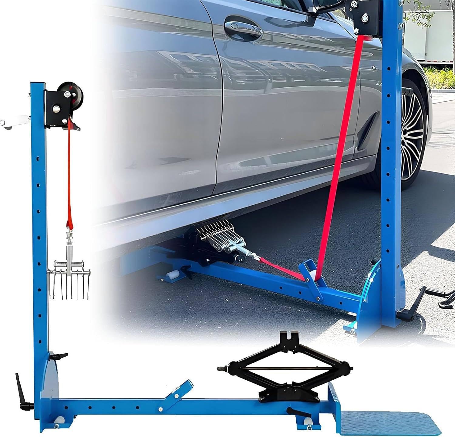 Kit réparation de bosses en tôle avec extracteur de cadre de carrosserie pour SUV et camion