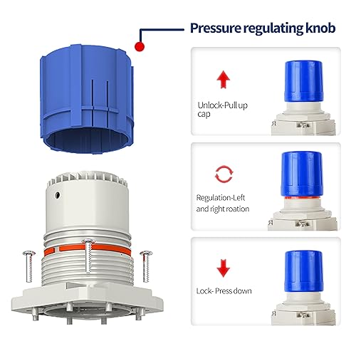 Miniatura 3 de BLCH Secador de Aire para Compresor de 12" NPT - Filtro de Aire Doble Compresor de Aire Regulador de Compresor de Aire AC4000-04 Drenaje