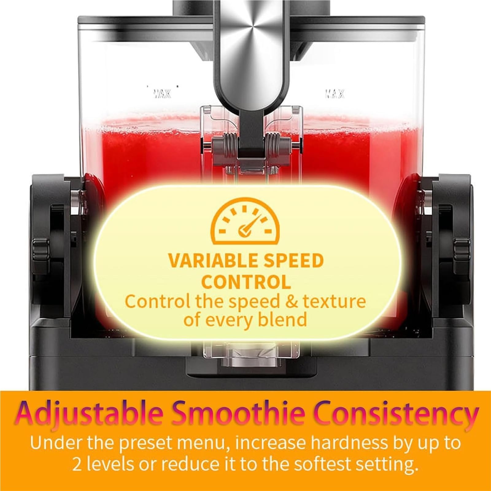 Máquina de granizados, máquina de granizados comercial, máquina for hacer bebidas congeladas de 1,8 l con autolimpieza y 5 ajustes preestablecidos de pantalla táctil y temporizador