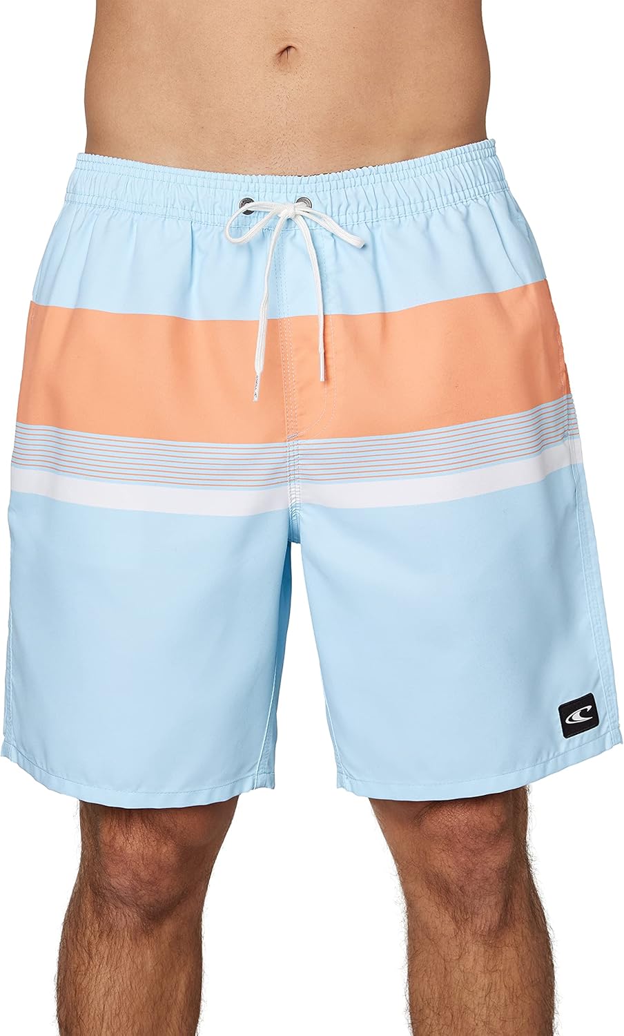 O’NEILL Men’s 18 Santa Cruz Volley Board Shorts – Men’s Swim Trunks with Fast-Drying Stretch Fabric and Pockets