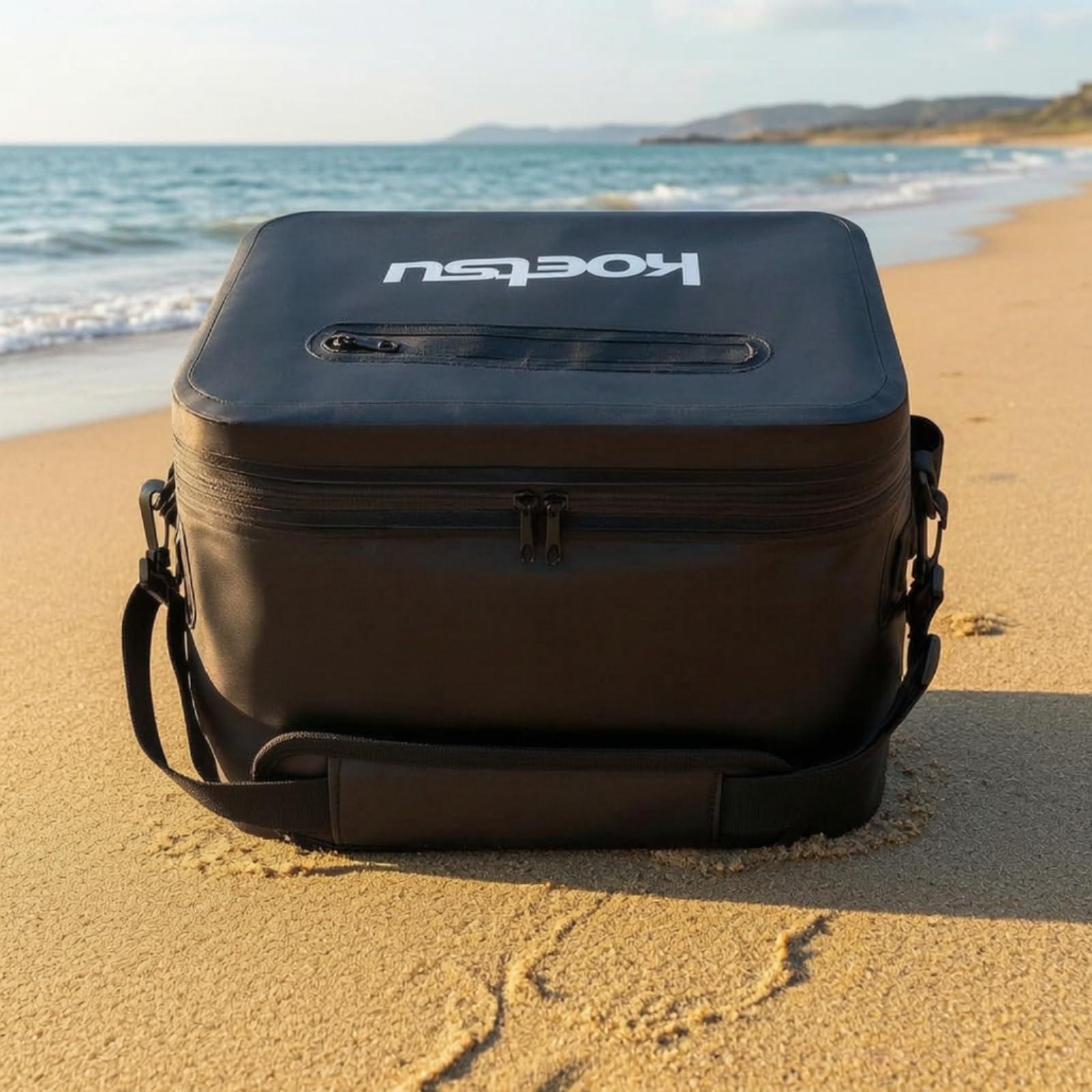 LOVIVER Bolsa Estanca para Paddle Surf Bolso para Cubierta Bolsa Impermeable Contenedor Organizador con Cierre Seguro y Malla Respirable en PVC 500D Adecuada para Surf y Acuáticas