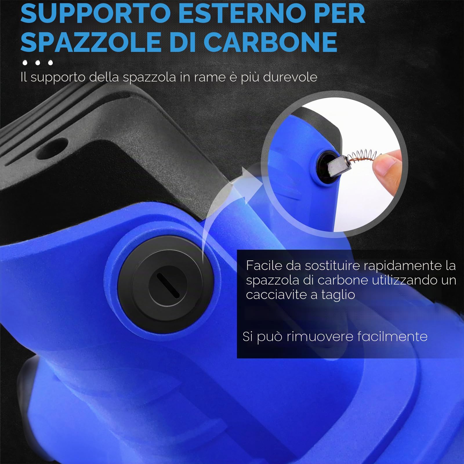 Miscelatore Elettrico 2600 W - Regolabile a 6 Velocità per Calcestruzzo, Mortaio, Vernice, Stucco di Cemento - Portatile Con Agitatore M14