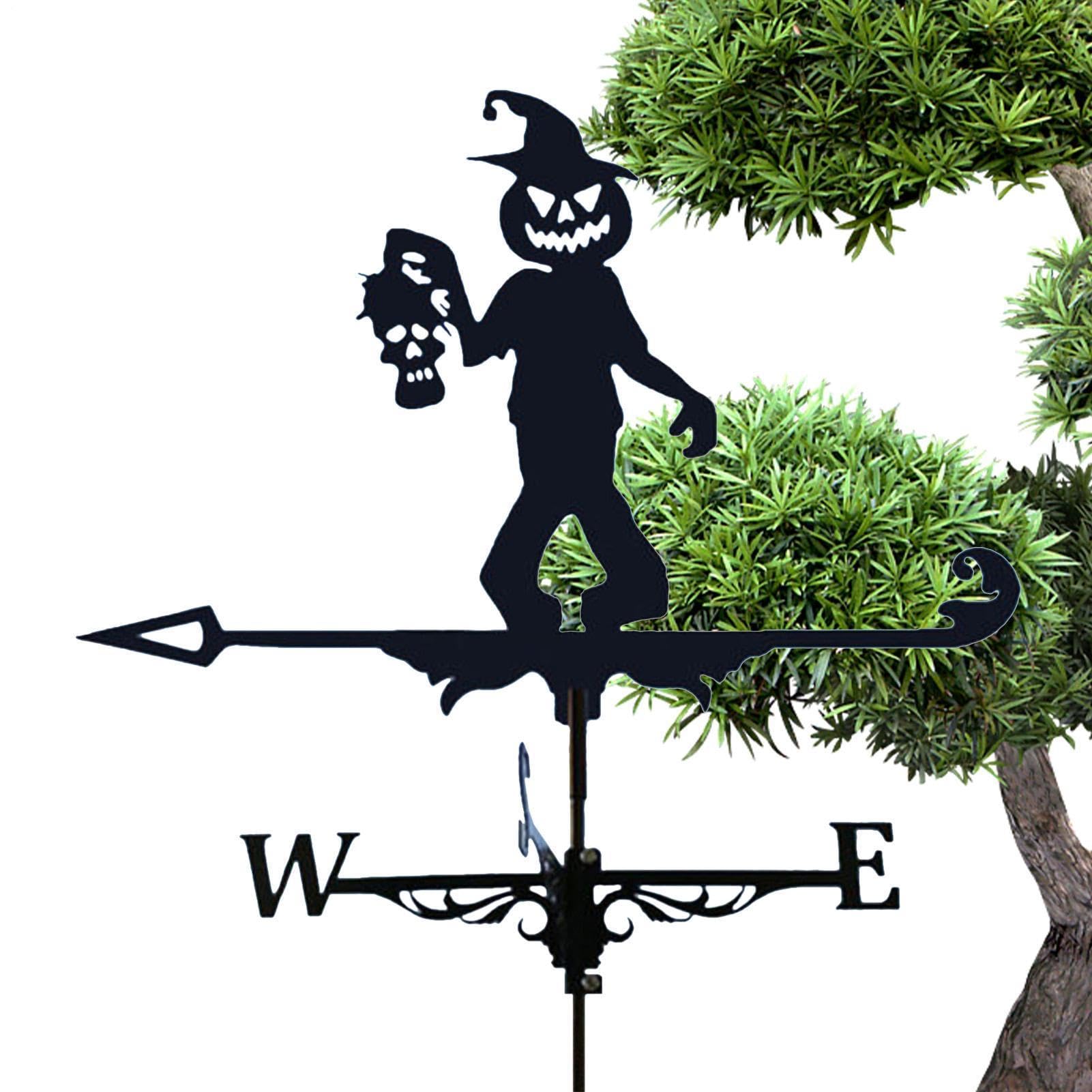 Palette meteorologiche per esterni, in metallo, gotico, Halloween,