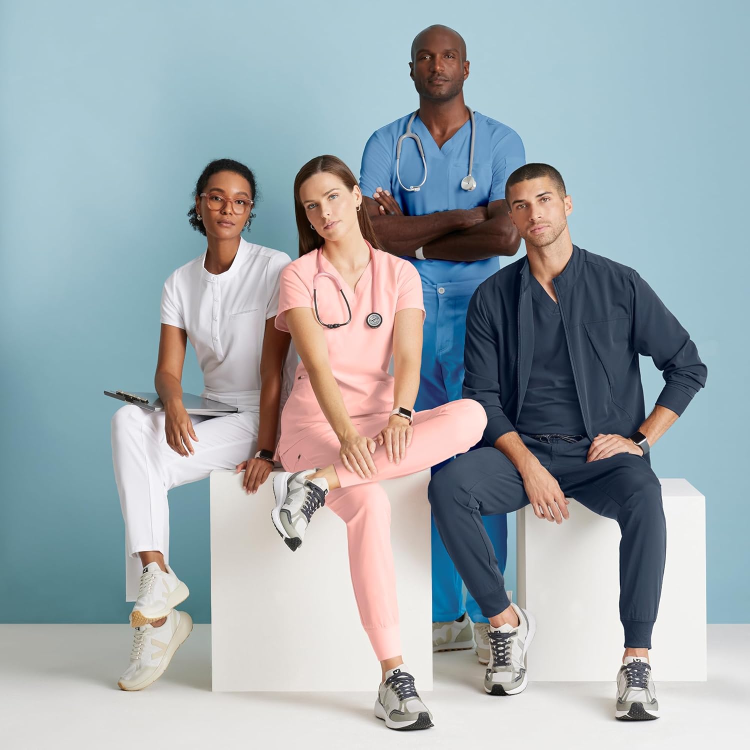 BARCO Unify Purpose Scrub Pant for Women – 5-Pocket High-Rise Cargo Pants with 360 Spandex Stretch & Moisture Wicking Fabric