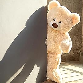 Toys Studio Giant Teddy Bear Stuffed Animal 36 inch Plush Bear Toy for Girlfriend Girls Kids Gifts Chrsitmas Valentine\'s Day Birthday Baby Shower Decorations