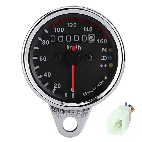 Miniatura 2 de Acouto Para Monkey Dax, 12V Universal Velocímetro cuentakilómetros con retroiluminación Fit para Monkey Dax Mini Trail Z50 J R VTX 1300 1800 750