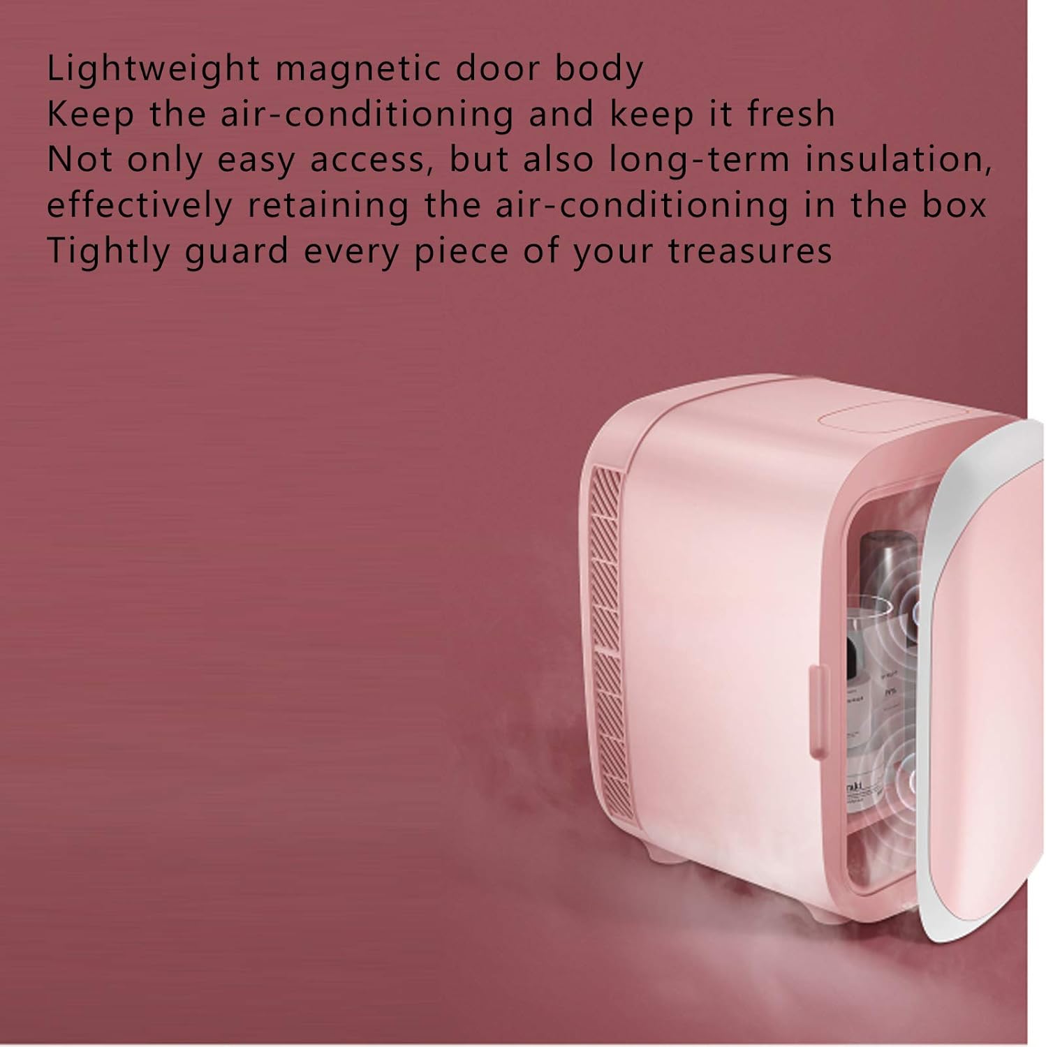 Portable Beauty Refrigerator Mini Fridge 8L Large Capacity Hot and Cold Settings Used in Cosmetics and Skin Care can Also be Used in Homes Cars