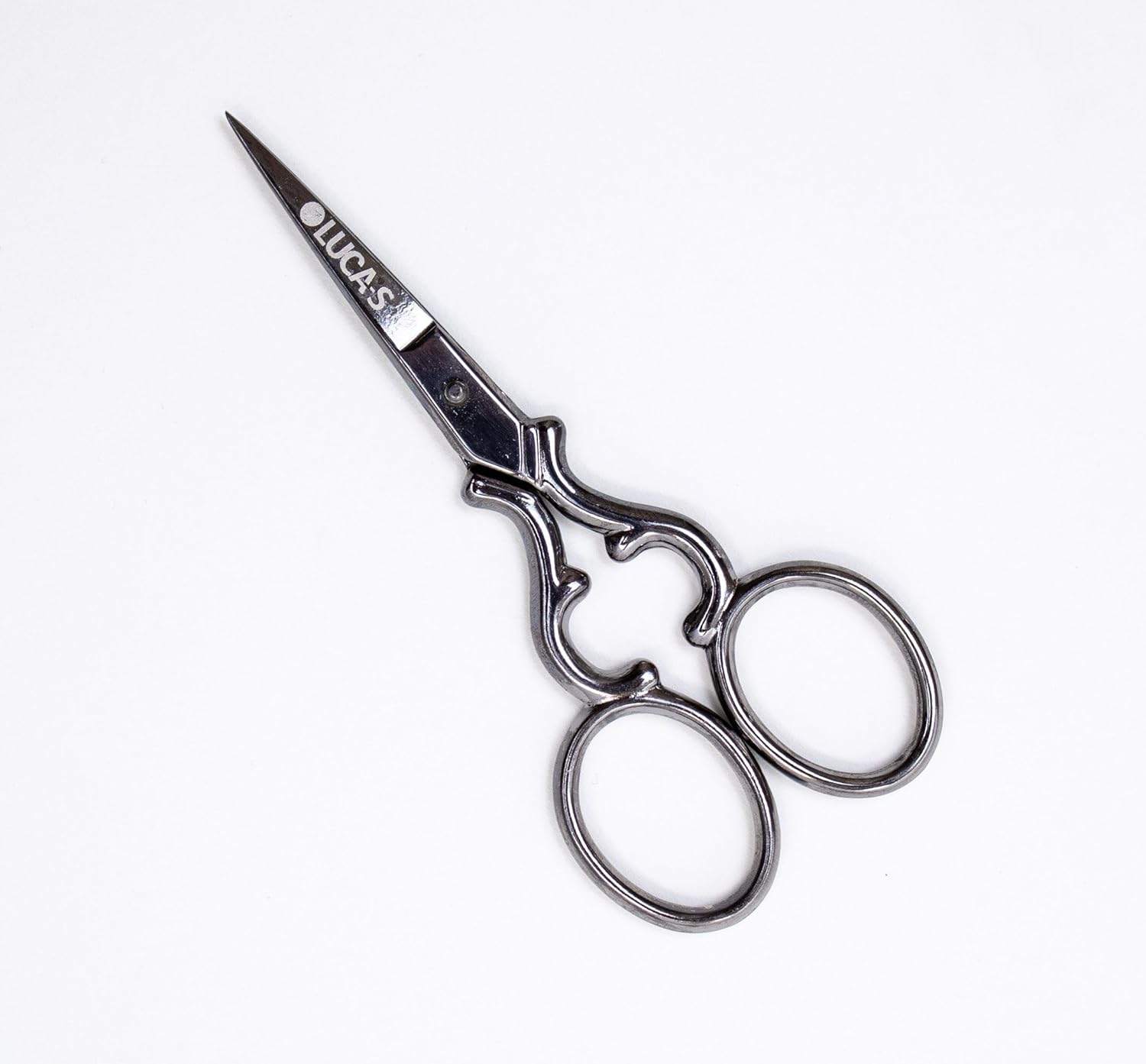 Luca-S Embroidery Scissors (11cm / 4.25 in), Small Crane Sewing Scissors, Stainless Steel Vintage Scissor for Crafts, Suitable for Embroidery, Needlecraft, Cross Stitch & DIY Crafts Daily use