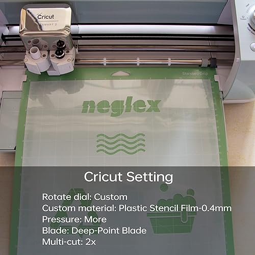 Miniatura 5 de 10 hojas de plantillas de Mylar en blanco de 7 mil, 12 x 12 pulgadas, hojas de plantillas de PET translúcidas lechosas en blanco, material de