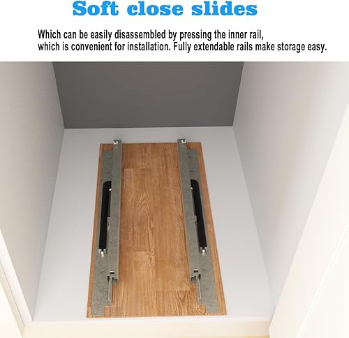 Miniatura 7 de DINDON Organizador de gabinete extraíble para especias, (8 pulgadas de ancho x 21.9 pulgadas de profundidad x 25.2 pulgadas de alto), organizador de