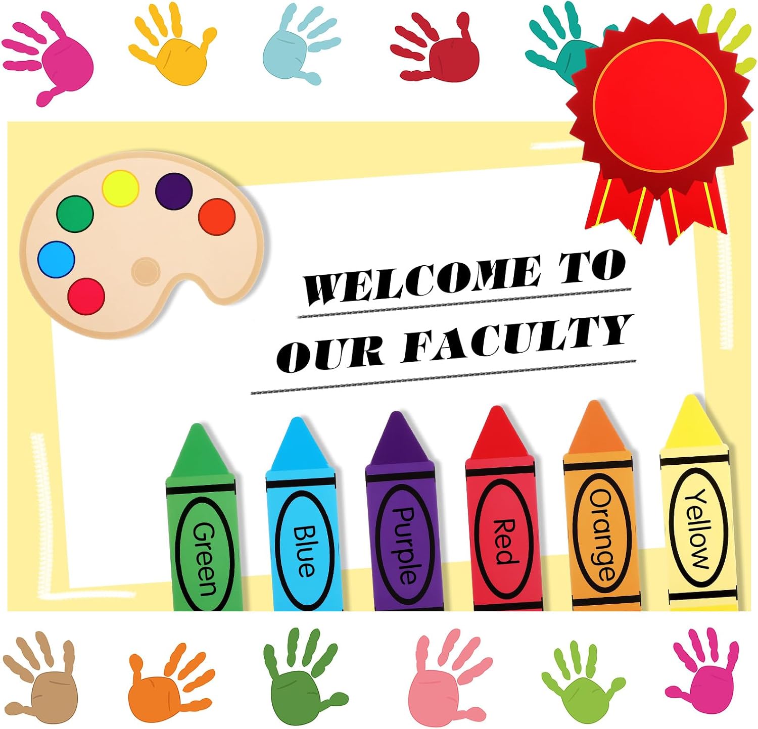 36 Pcs Back to School Cutouts Classroom Bulletin Board, Fresh Style image 4