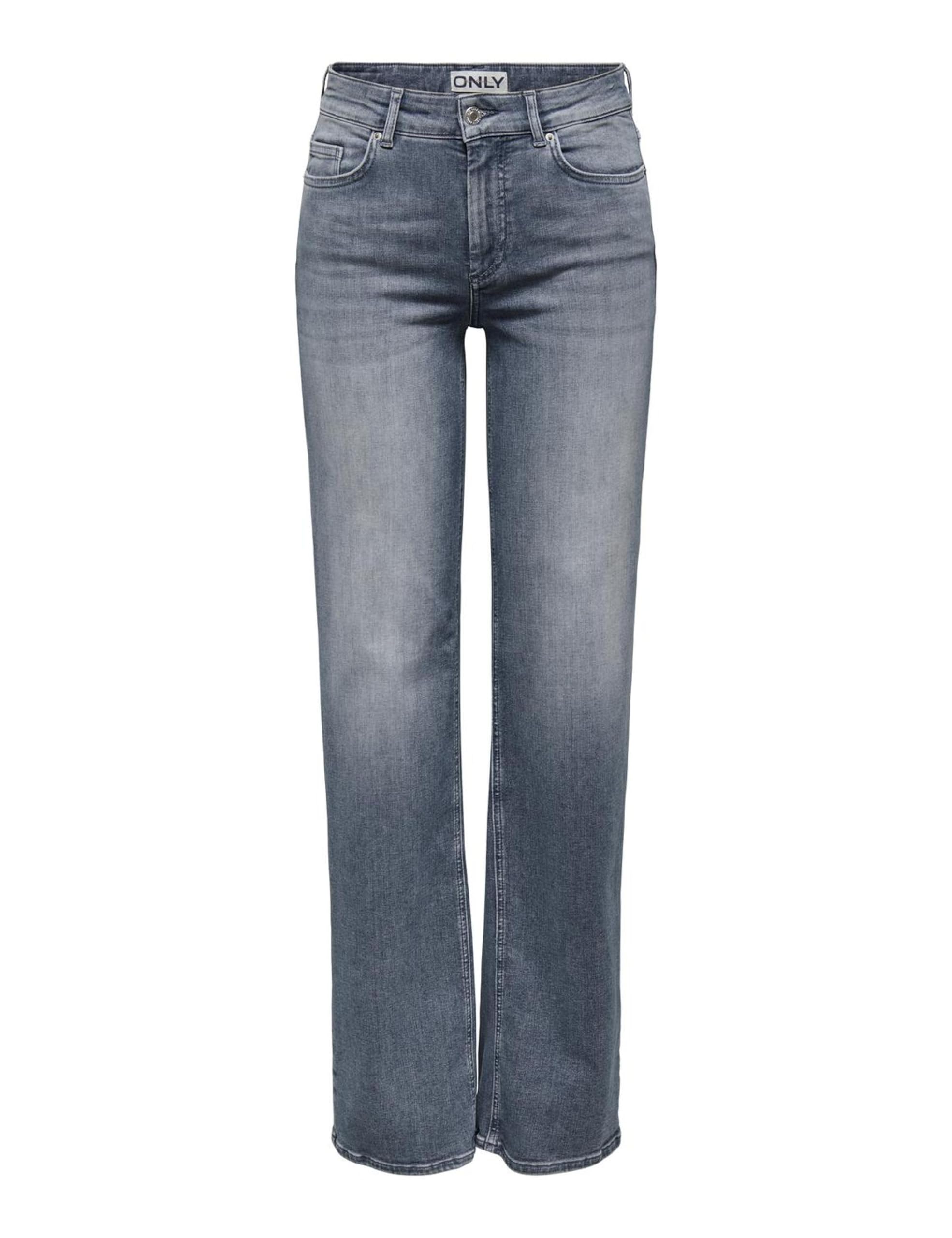 ONLY Female Straight-Fit Jeans ONLBLUSH Mittlere Taille Gerade geschnitten Jeans