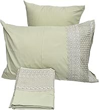 طقم ملاية وكيس مخدة جولي 999 سيلفيا للأطفال من دهب لاكجري هوم، مقاس 1.8 × 2.4 متر، لون أخضر مينت، طقم من 6 قطع