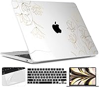 Vista 147 de TWOLSKOO for M4 MacBook Air 13.6 inch Case 2025-2022 Release M4 A3240 M3 A3113 M2 A2681, Plastic Hard Shell & Screen Protector & Keyboard Cover &