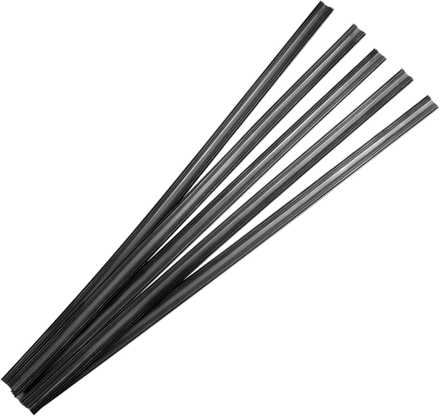Homoyoyo Windshield Wiper 10 Pack Frameless Car Wiper Strips Natural Rubber No Squeak Cut to Fit Improve Visibility