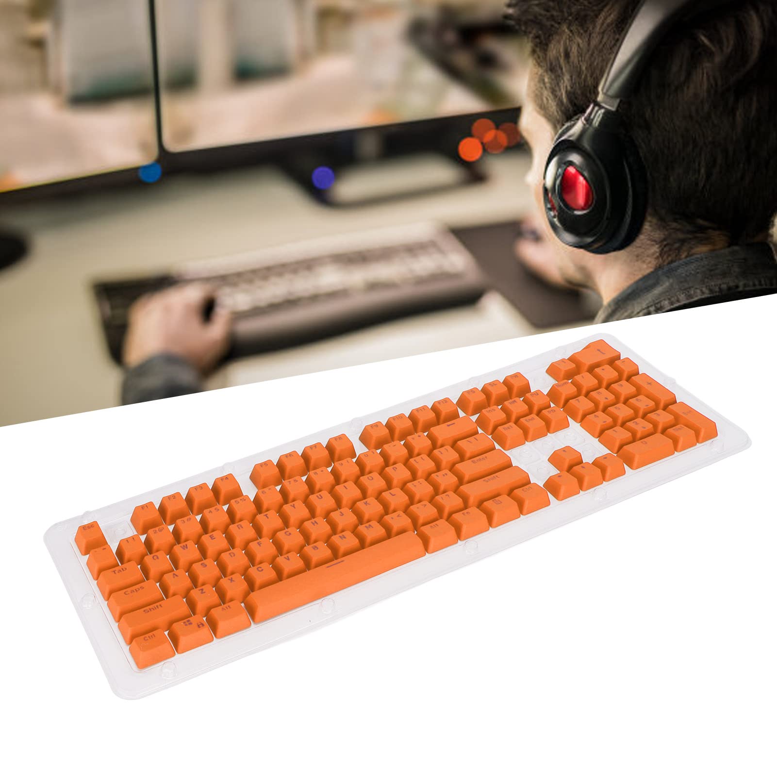 Amazon.co.jp: オレンジ ラバーキーキャップ、PBTキーキャップ