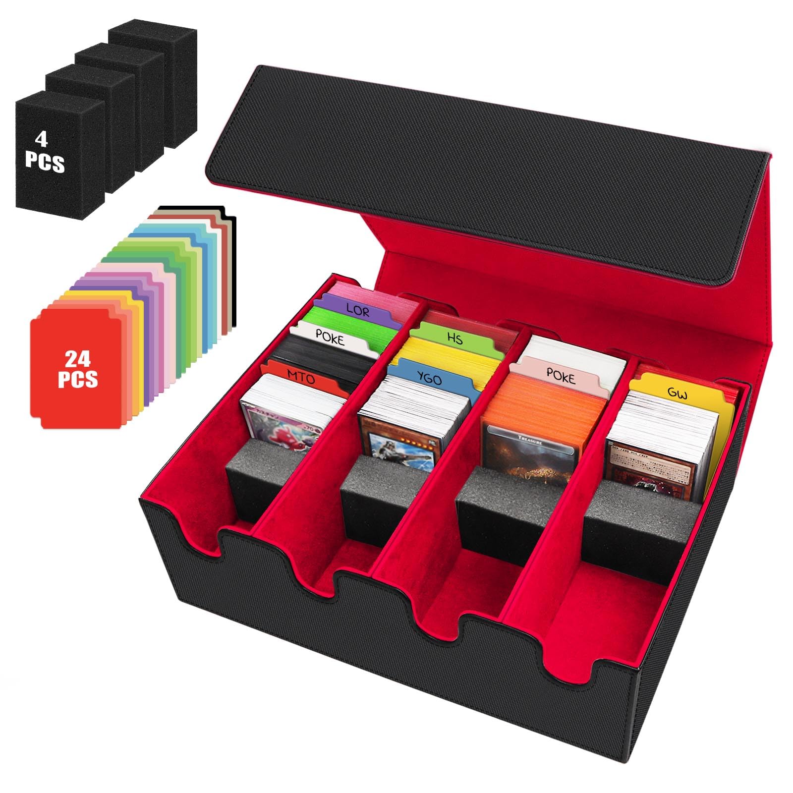 Amazon.co.jp: HIMOMO カードストレージ デッキケース 大容量 2800+枚