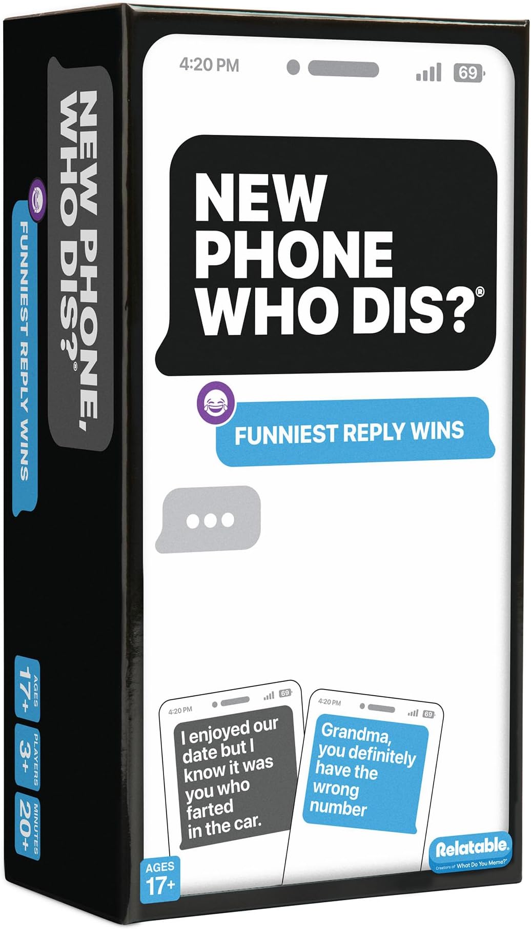 WHAT DO YOU MEME? New Phone|Who Dis?-For Adult Party Game|Pack of 1