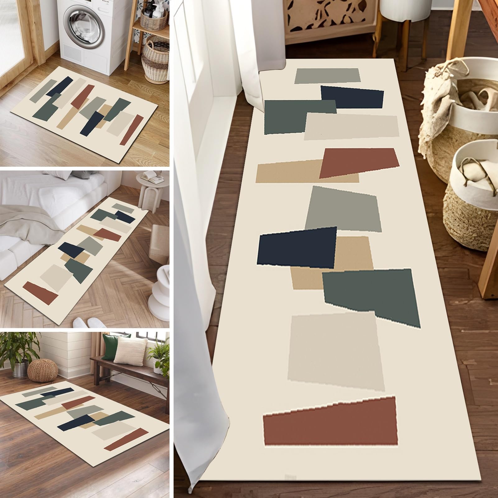Hamankim One Color Runner Rug For Hallway, Width 60Cm 70Cm 80Cm Extra Long Hallway Hall Runner Narrow Rugs For Living Room Bedroom Laundry Room Kitchen, Non Slip Washable (Size : 70×250Cm/2.3Ft×8.2Ft)