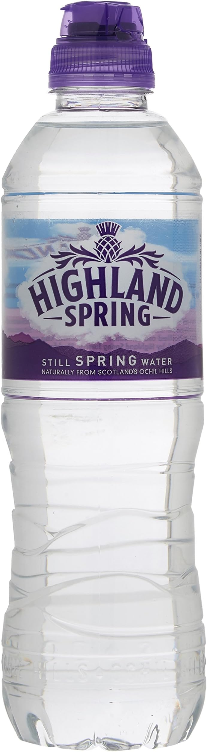 Highland Spring Still Spring Water Sports Cap, 12 x 500ml