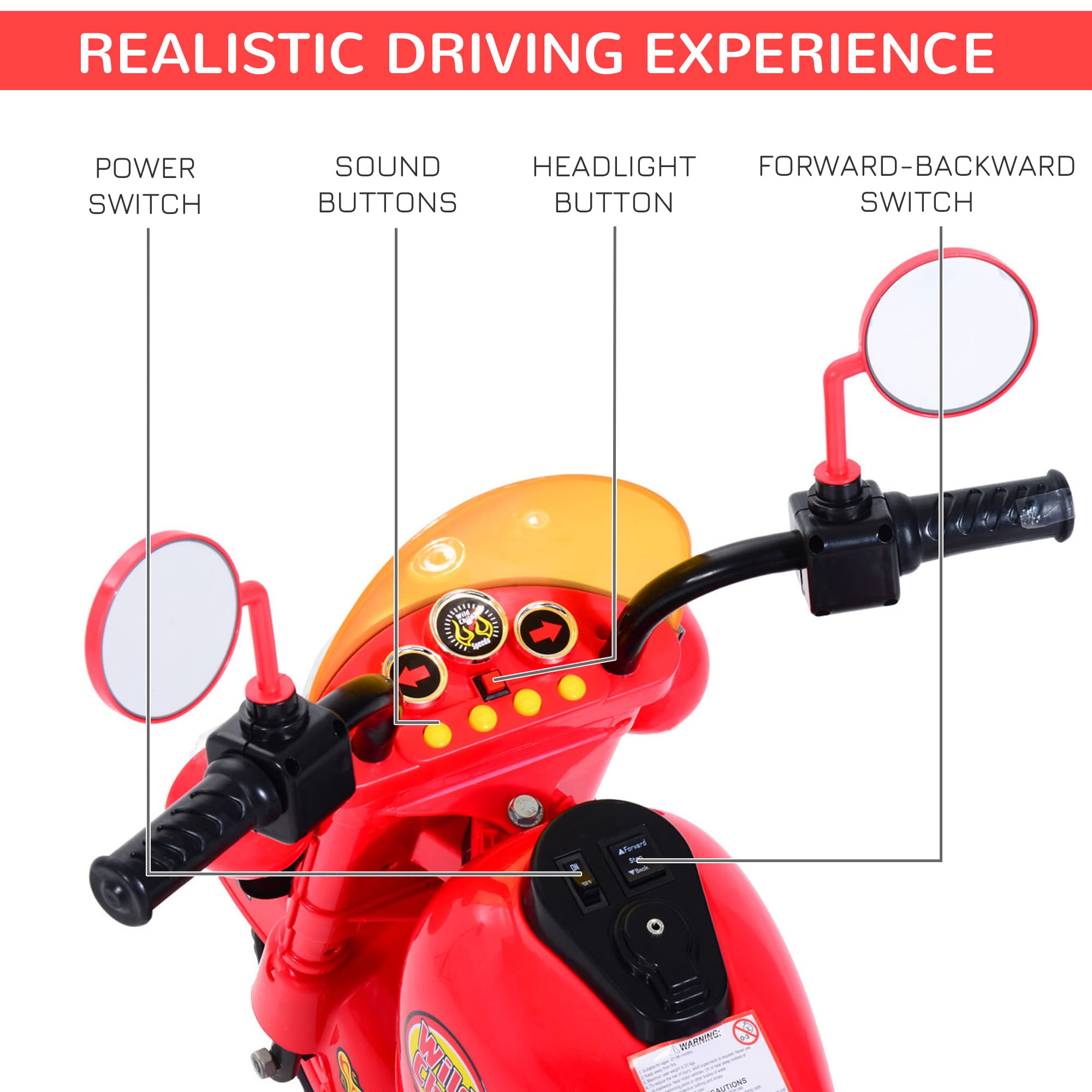 Kids Electric Motorbike Children Ride On Toy Car Kids Motorcycle