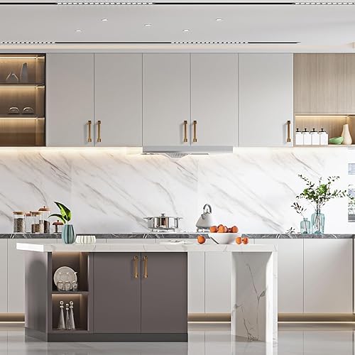 Miniatura 5 de Amerdeco Paquete de 6 tiradores de latón antiguo para gabinetes de 3.75 pulgadas, manijas de gabinete de cocina, manijas de gabinete de cocina,