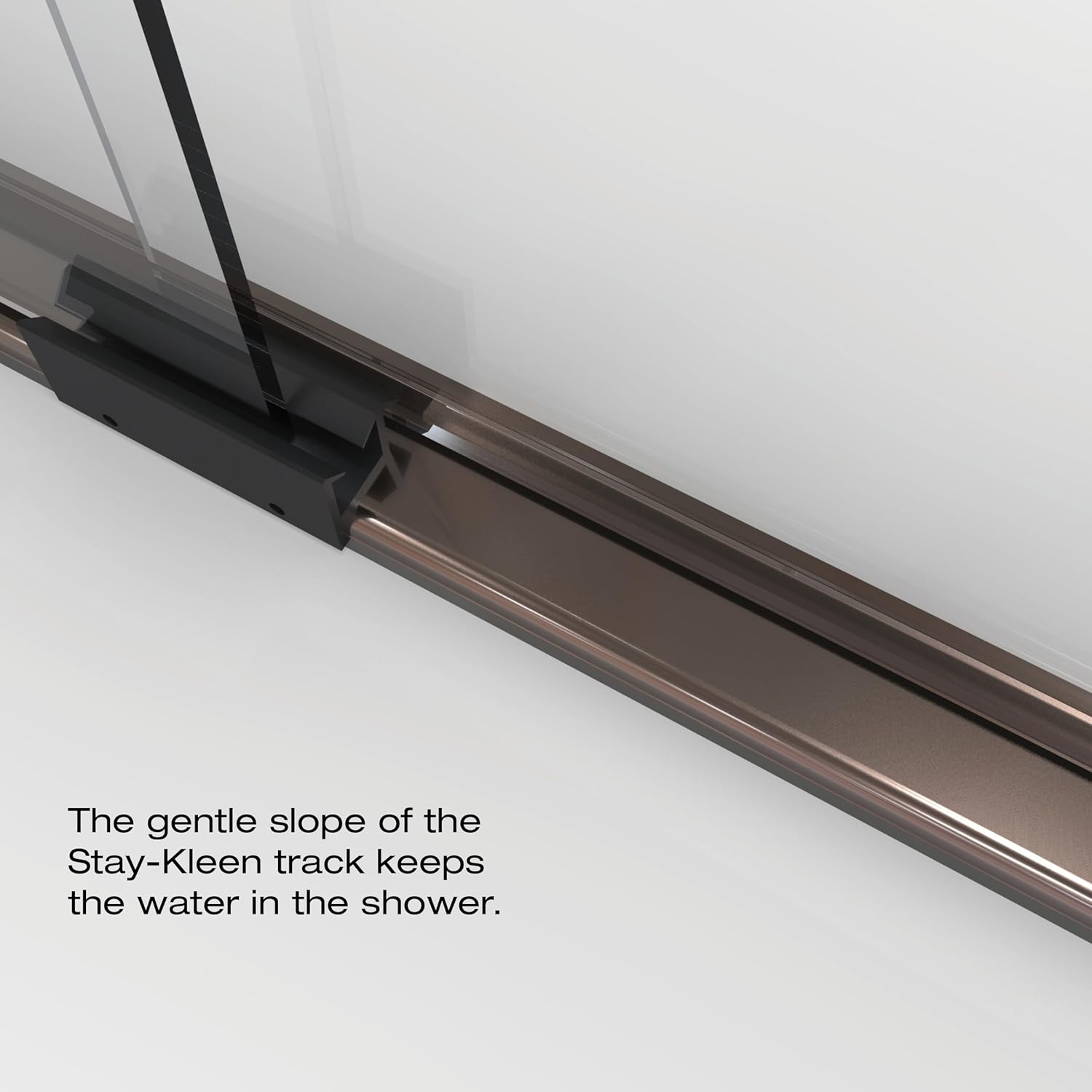 Infinity Sliding Tub Door, Oil Rubbed Bronze