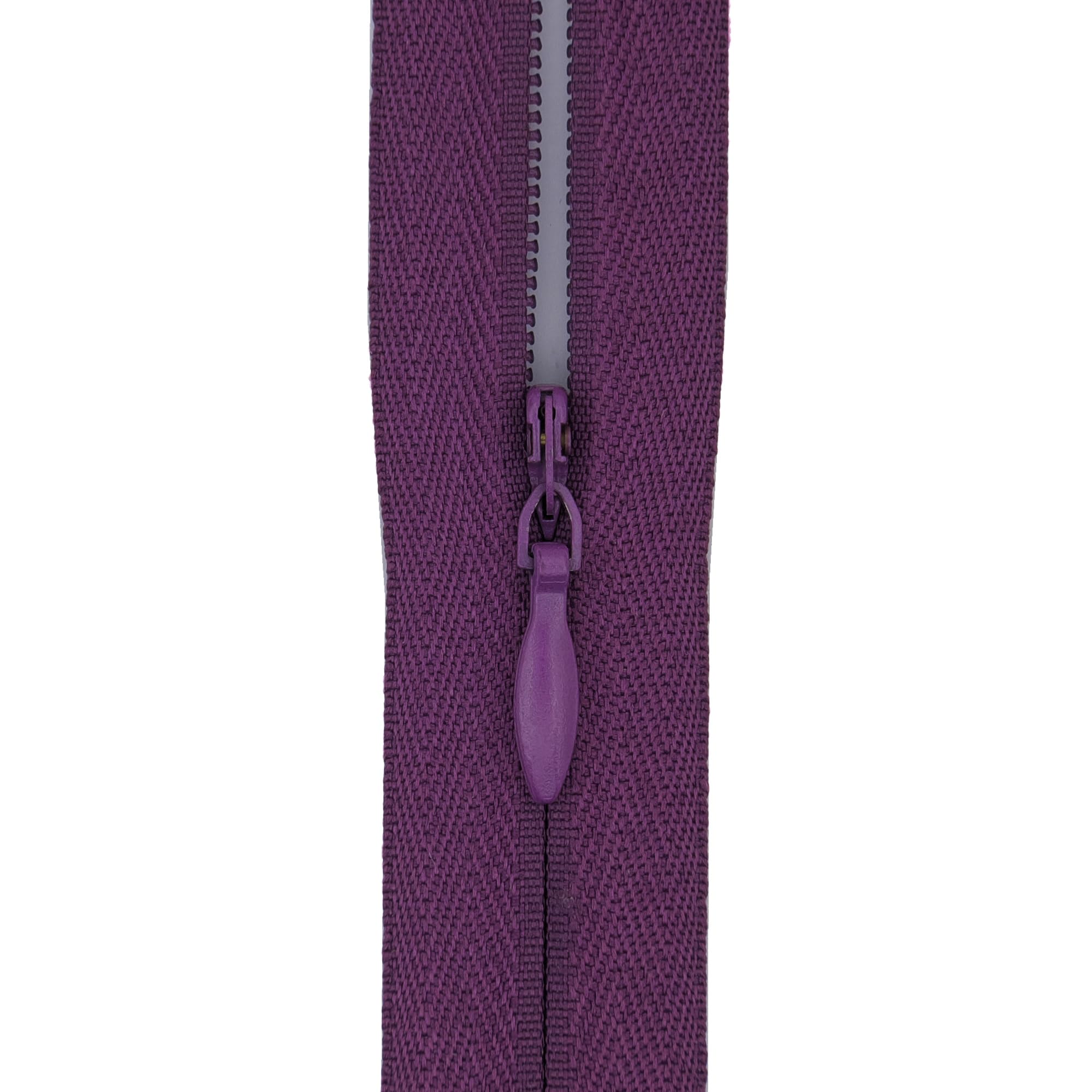 #3 Invisible Zips, 1 Pack, 9 Inch, Mulberry Plum
