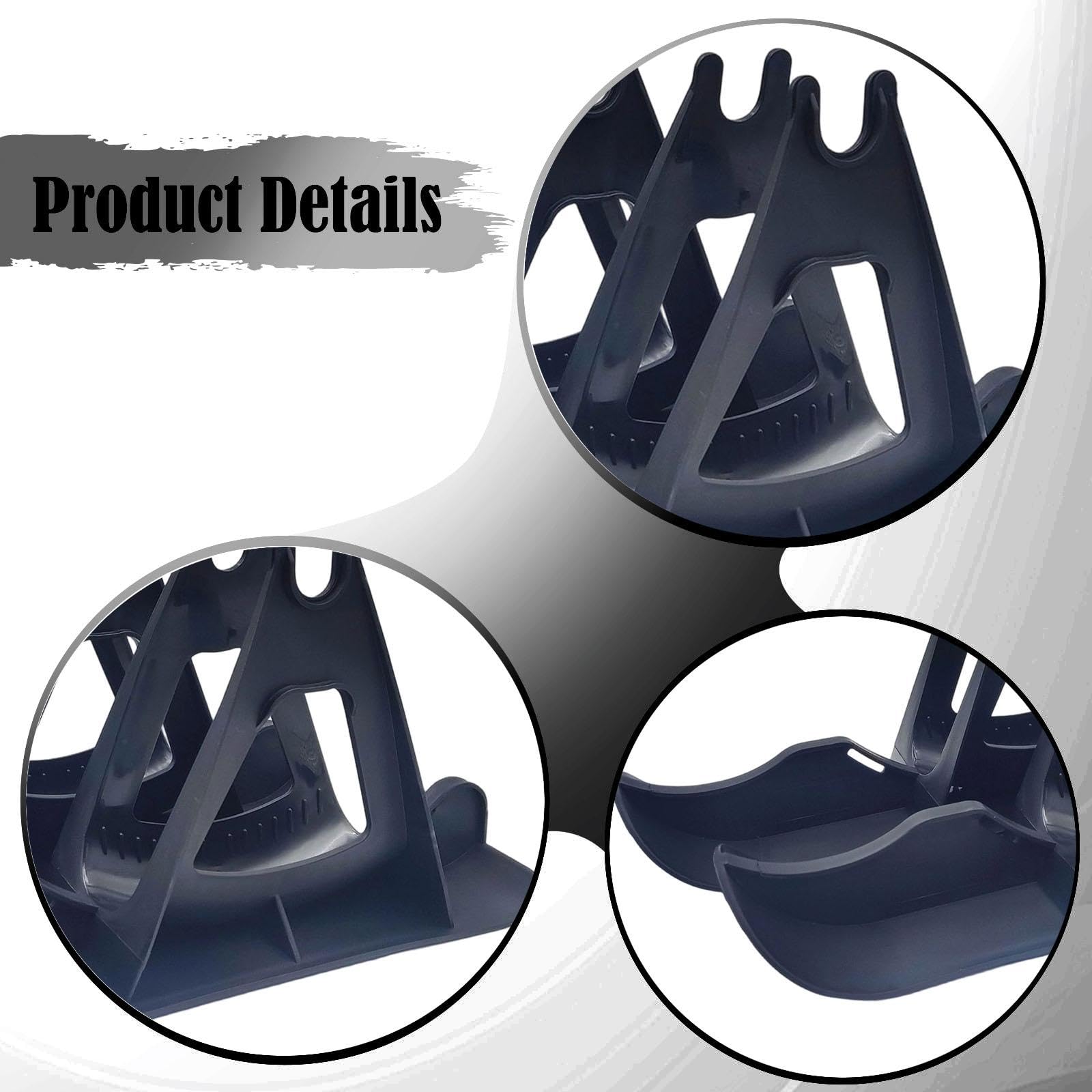 Fenteer Ski Sled Ensemble Universel pour Trotteurs Enfants Attache Planche à Neige Vélos Traîneau Résistant pour Chariot de Golf Support Parking Winter en PP, Noir