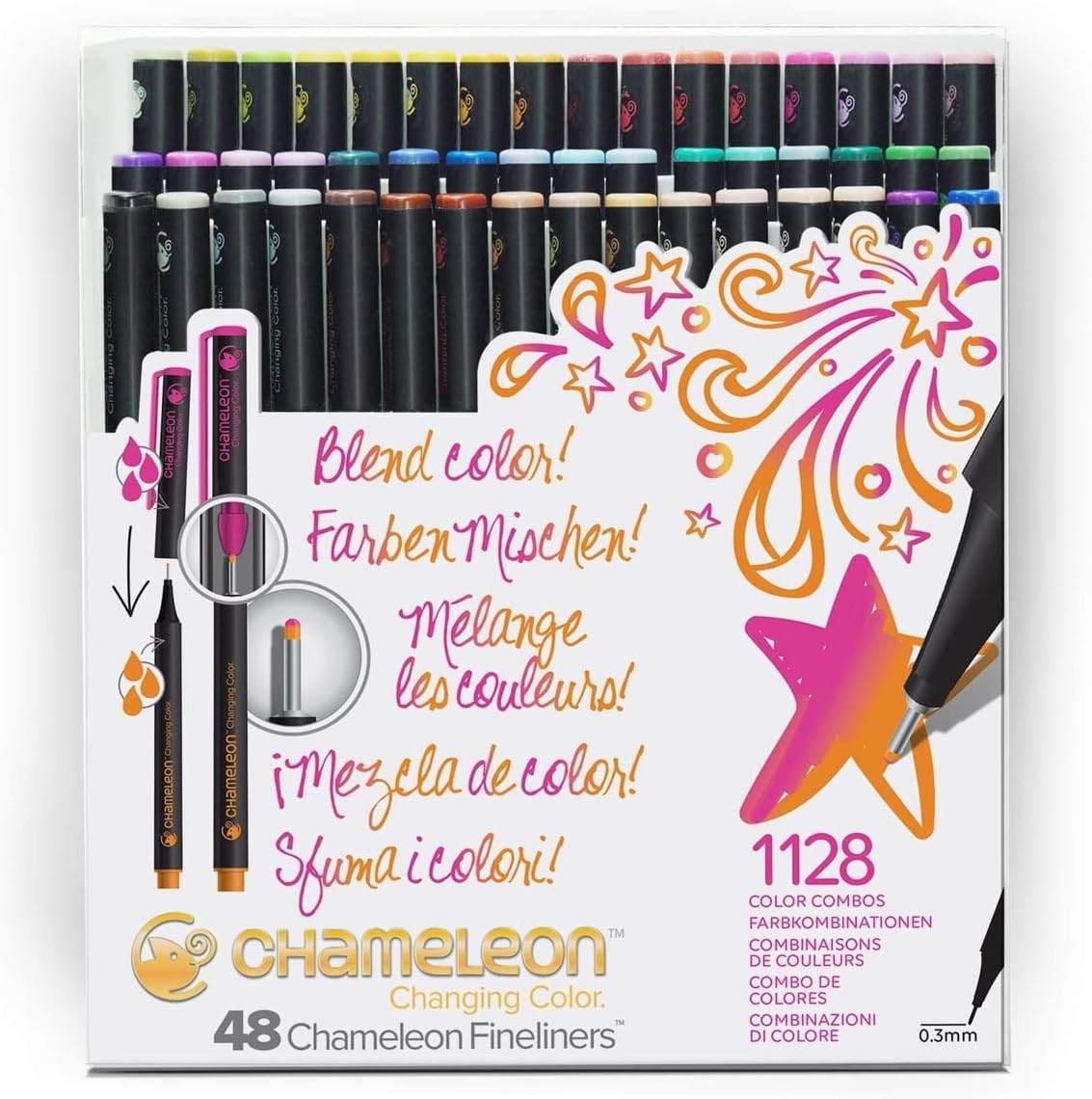 Amazon.com : Chameleon, Fineliner Pens, Coloring/Drawing Markers ...