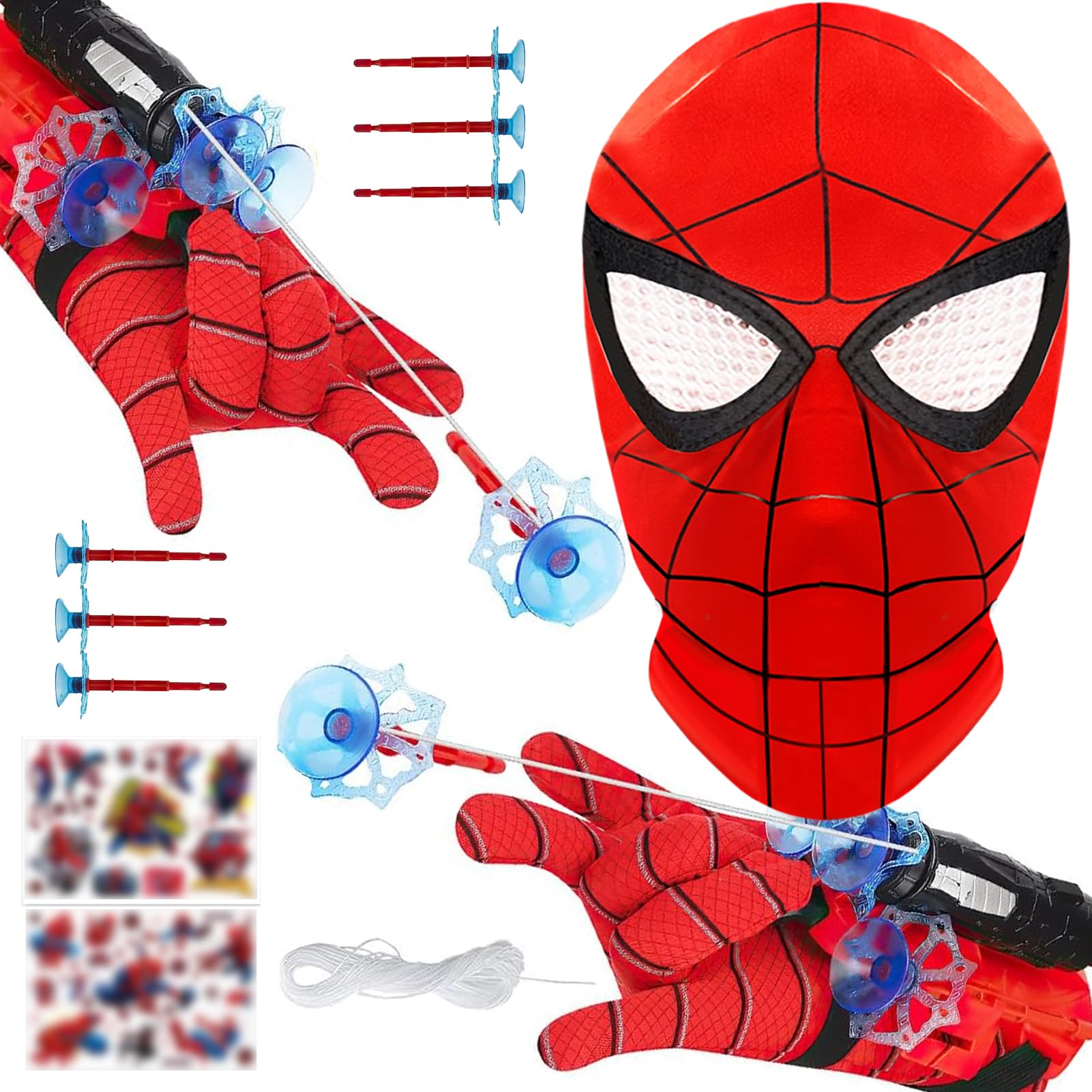 Lance Toile Spiderman LIVESTN Gant De Lanceur Spid-ER, Spid-ER Launcher Avec Cape Et Spiderman Lanceur De Toile