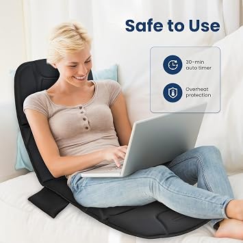COMFIER Shiatsu Neck and Shoulder Massager & Full Body Massage Mat Back Massage Pad