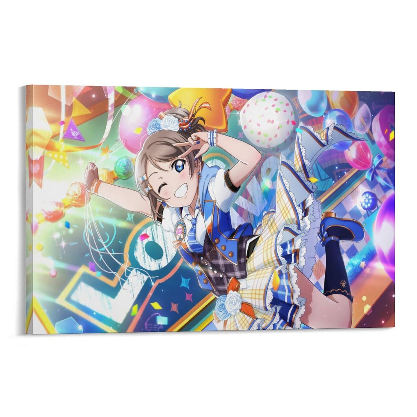 ラブライブ　アートパネル　渡辺曜　ラブライブ！サンシャイン ラブライブ！サンシャイン!!×YUNO アートパネル 渡辺曜