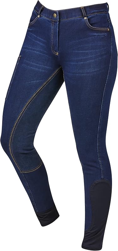 Shona Full Suede Seat Denim Breeches