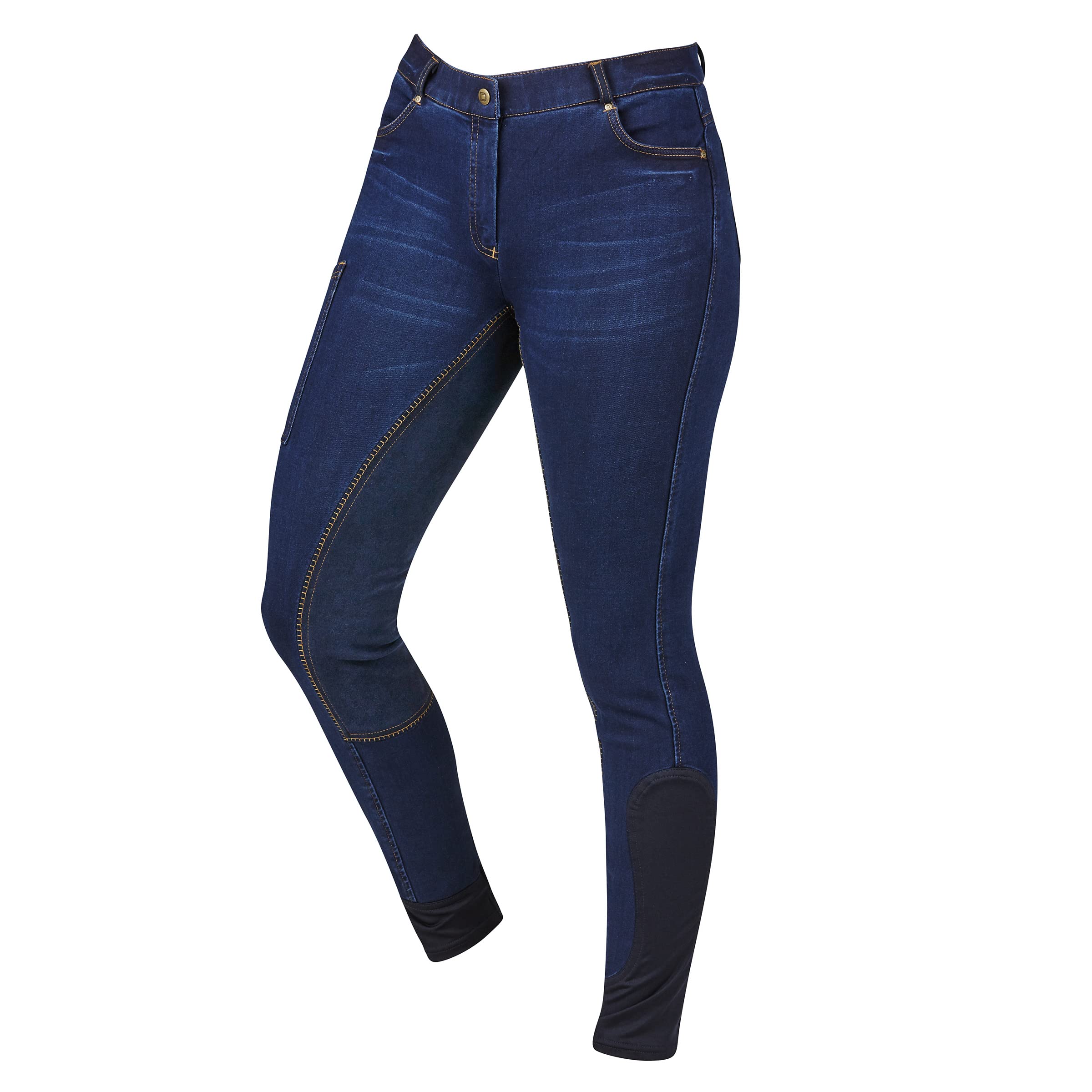 Dublin Pantalones De Mezclilla con Asiento De Gamuza Shona De Mujer Azul Vaquero