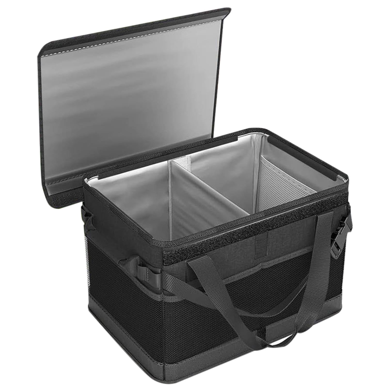 Bolsa de almacenamiento para exteriores para pícnic, resistente al agua, para pícnic, plegable, resistente al agua, Oxford Cloth Carrier | Large Capacity Packing Storage Box for Family Outdoor