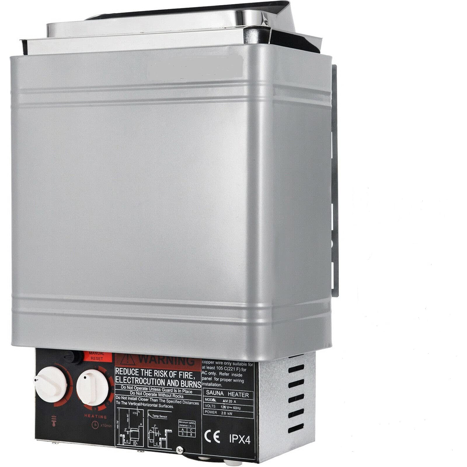 Amazon.com : 9TRADING 9KW Sauna Heater Stove External Control Home  Commercial, 9KW External Control 220V - 240V : Patio, Lawn u0026 Garden