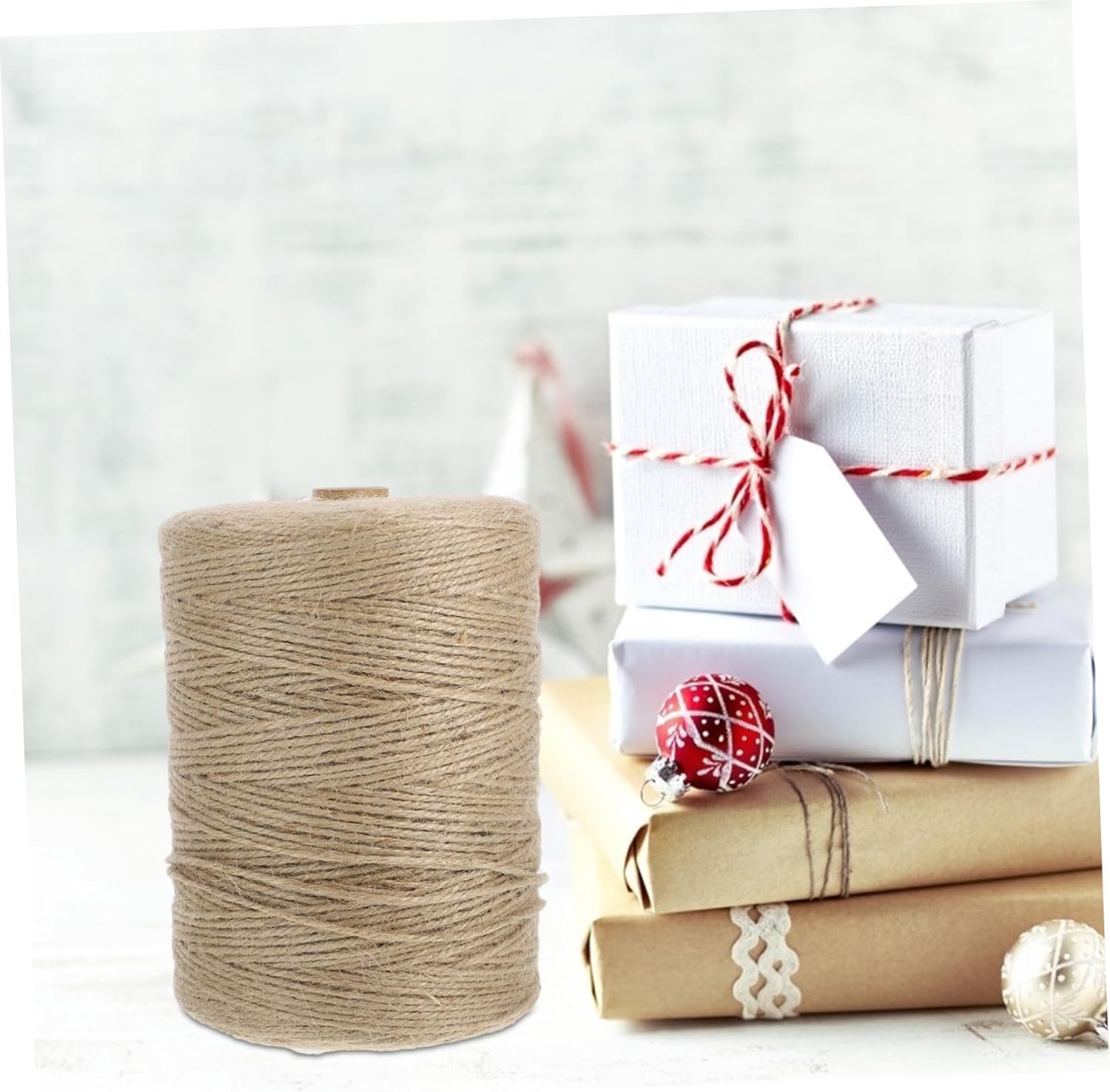 Kraft Paper Twine Rope for DIY Lamp Covers 1 Roll Decorative Rope for Crafting Home Decor and Wrapping