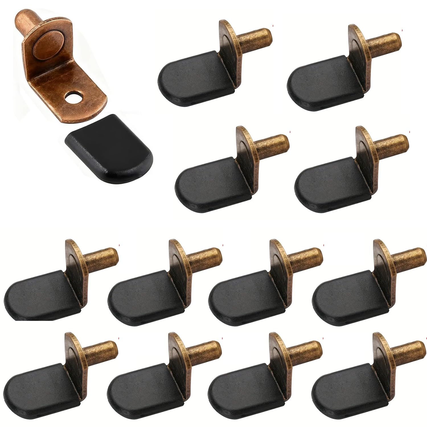 Shelf Support Pegs - 40 Pack L-Shaped -1