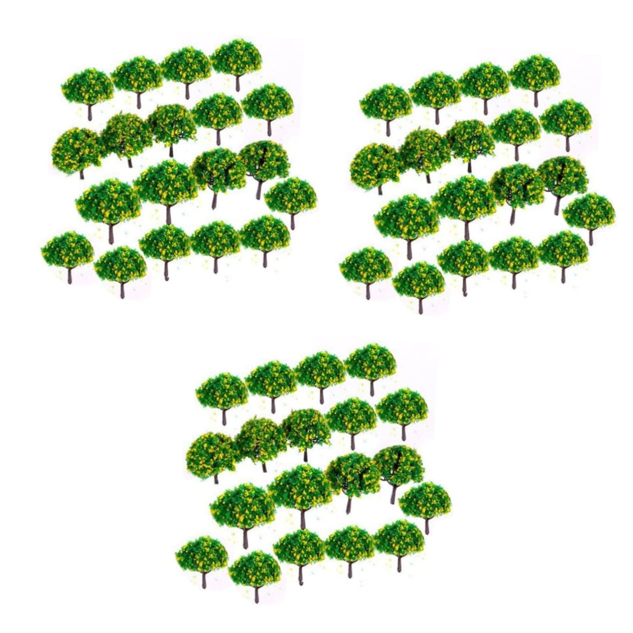 IMIKEYA 60pezzi Con Gialli Per Diorama e Modellismo Decorazione Per e Architettonici