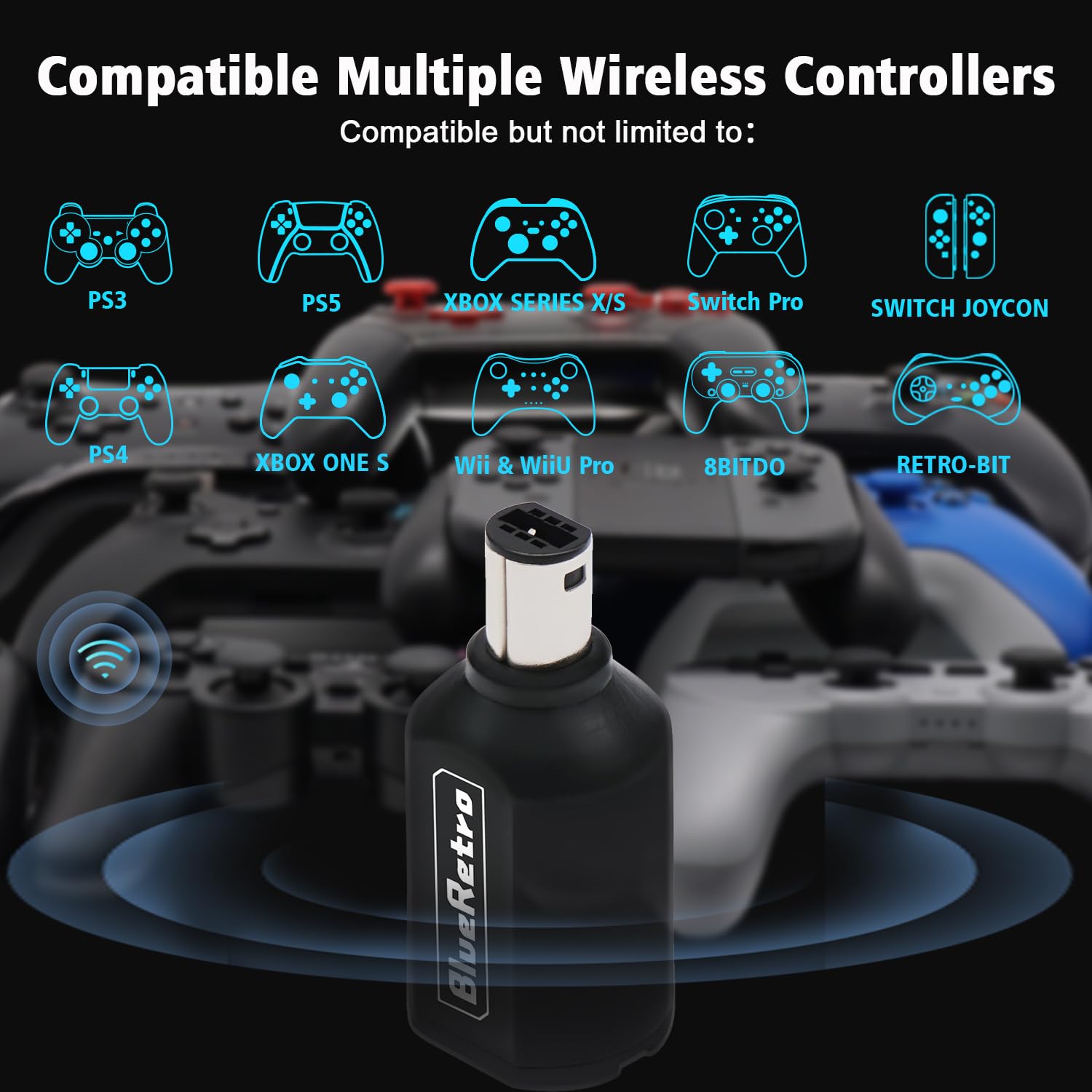 Amazon.com: BITFUNX BlueRetro NGC Wireless Controller Adapter