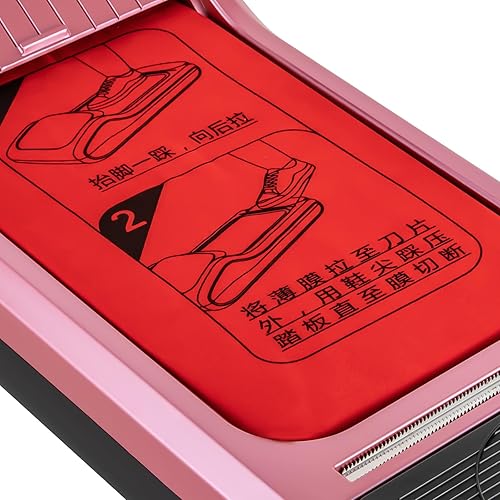 Miniatura 6 de Máquina de película para zapatos, 22.83 x 9.65 x 5.91 pulgadas, dispensador automático de cubiertas de zapatos, dispensador portátil para zapatos