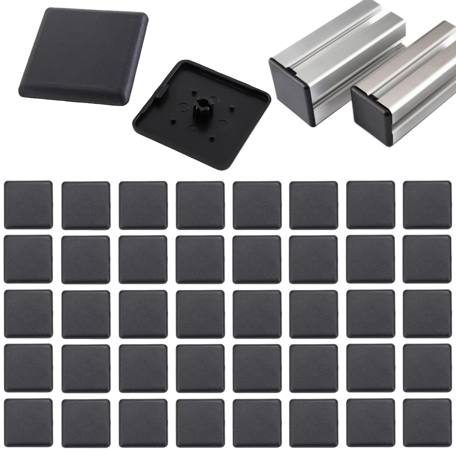 8 Pièces Equerre Profilé Aluminium 40x40, Support D'angle Profilé En