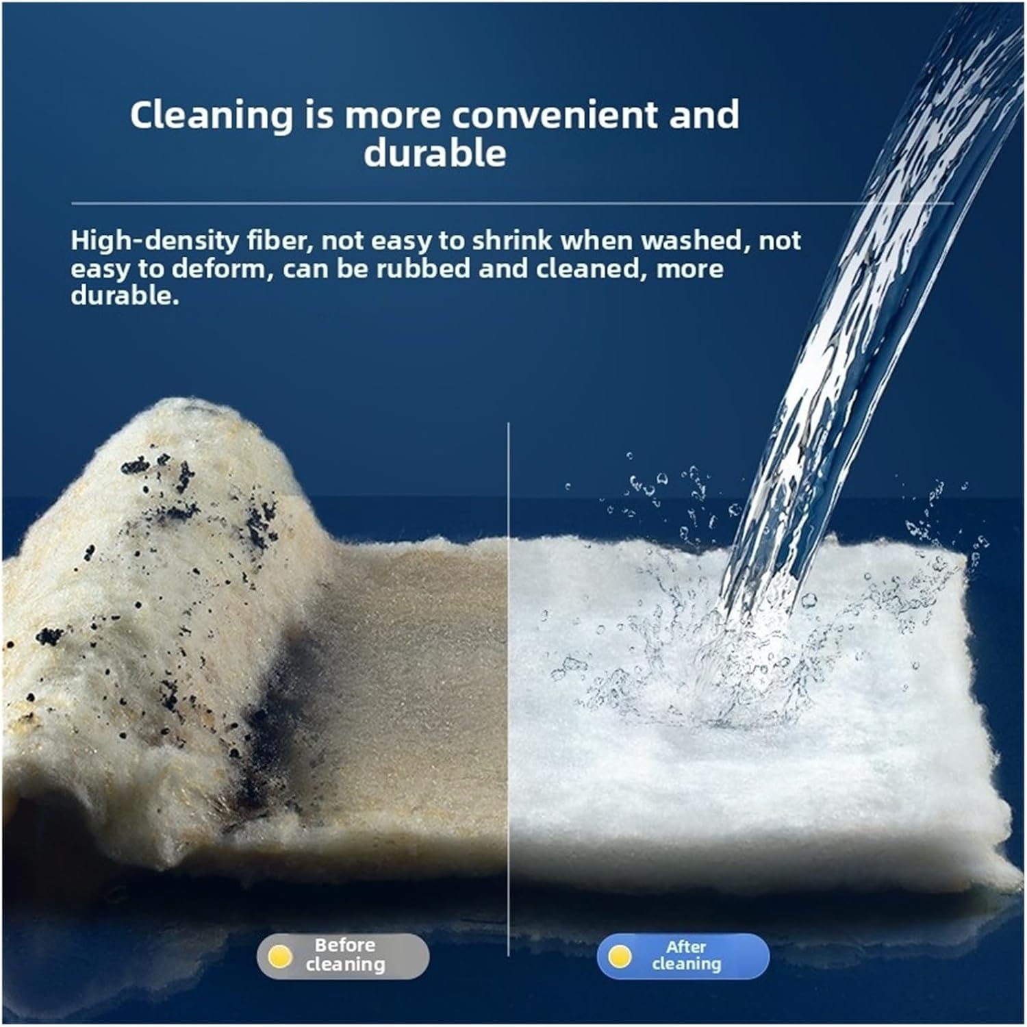 Compatible for YEE Aquarium Filter Pads, Ultra-Fine Polyester Floss Bio Sponge Magic Felt, Filter Media Replacement for Fish Tank & Turtle Tank