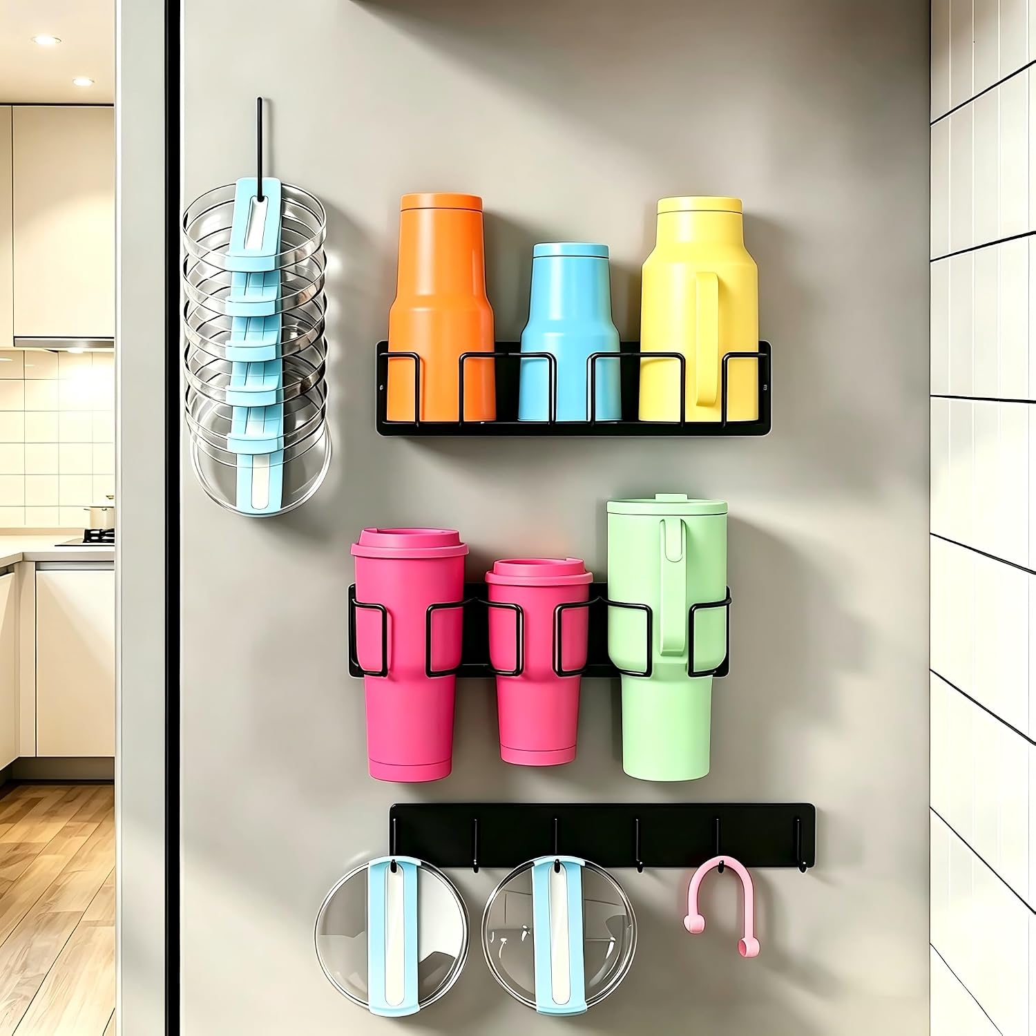 Magnetic Cup Holder with Hook for Stanley 40oz Cups