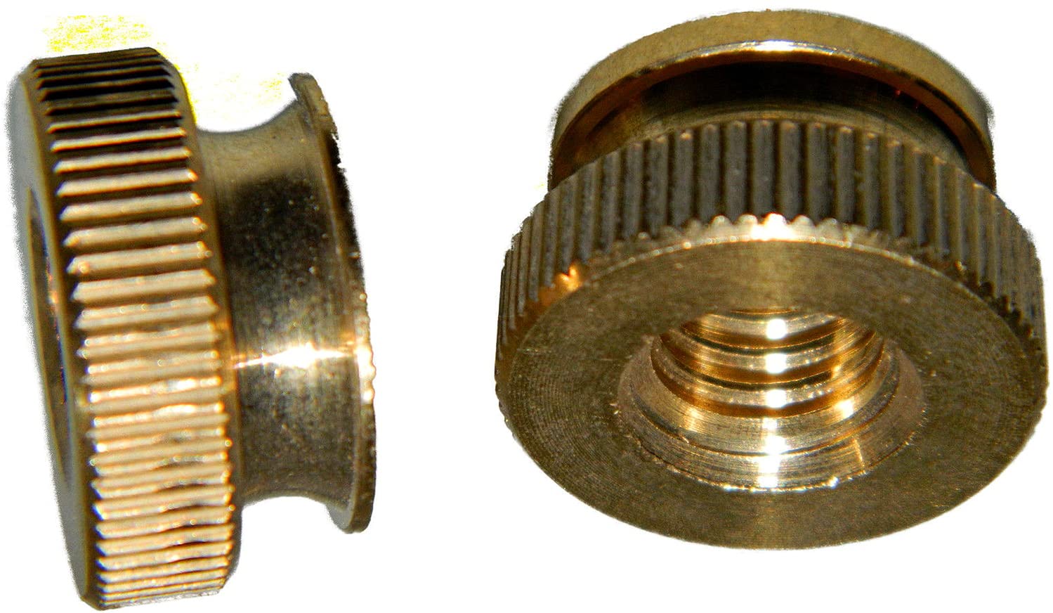 Solid Brass Knurled Thumb Nuts 4-40 Pack of 25 Fastener Set LS05496F