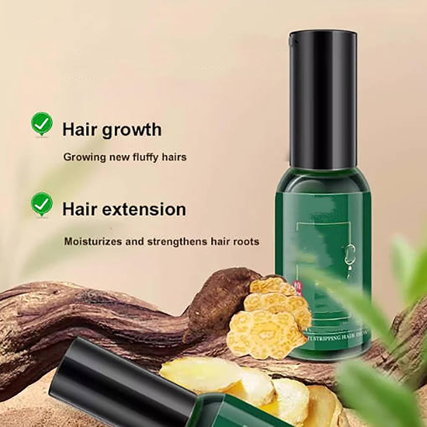 Yaopin Soluzione Anti-Perdita Di Capelli E Crescita Dei Capelli, Pianta Yaopin Anti-Striping Hair Dew, Balsamo Per Capelli Yaopin Anti-Perdita Di Capelli, Siero Per La Cura Dei Capelli Alle Erbe,3PCS