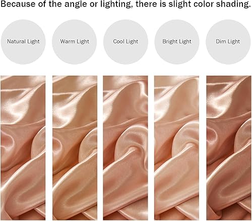 Vista 21 de HOdo Home Funda de edredón de satén, tamaño Queen, 3 piezas, funda de edredón similar a la seda, ultra suave y transpirable, juego de ropa de cama